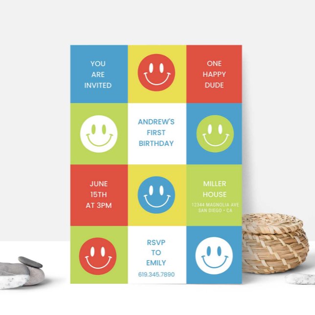 FELIZ CARA ・ FELIZ INVITACIÓN DUDE (Subido por el creador)