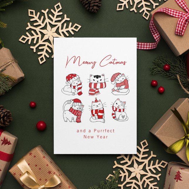 Feliz Catmas Gatos Lindos Navidad (Subido por el creador)