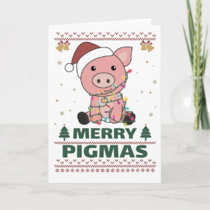 Feliz Cerd Navidad Tarjeta de Navidad divertida co