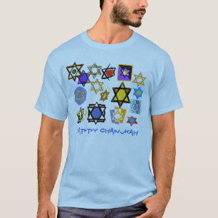 FELIZ CHANUKAH MENCIONA CAMISETAS Y HOODIAS - JUDA