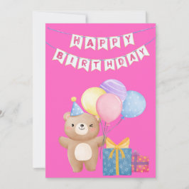 Feliz chica de cumpleaños