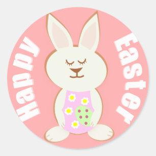 Feliz Chica de Pascua, Pegatinas conejitos
