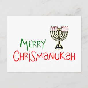 Feliz Chrismanukah- Menorá de Navidad y Janucá