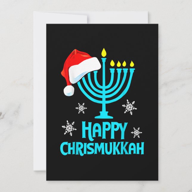 Feliz Chrismukkah 2022 Feliz Hanukkah Navidad Sa (Anverso)