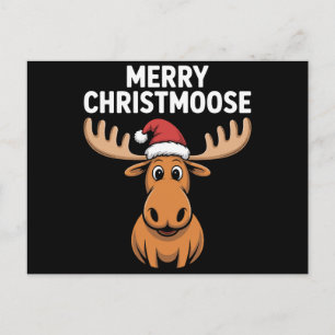Feliz Christmoose Navidad Reno Gorra de Santa Navi