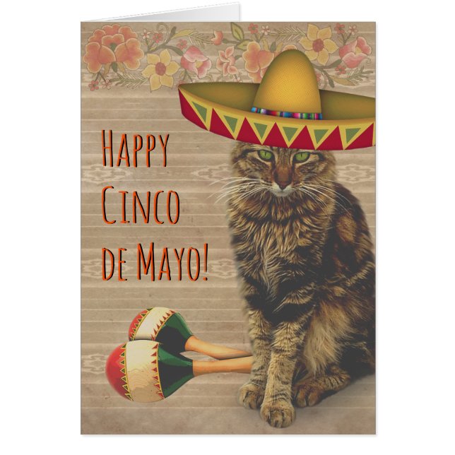 Feliz Cinco de Mayo al Gorra mexicano (Frente)