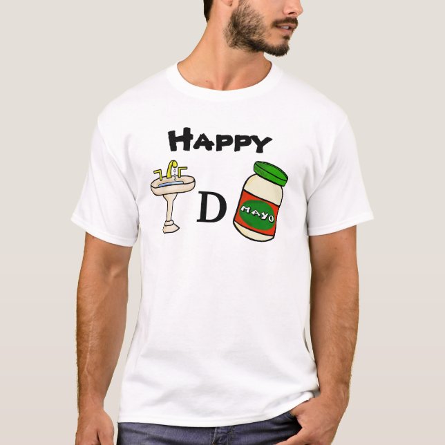 Feliz Cinco de Mayo Rebus Camiseta divertida (Anverso)