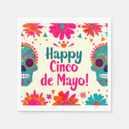 ¡Feliz Cinco de Mayo! Servilleta de papel