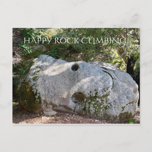 ¡FELIZ CLIMBING ROCK! Postal (Anverso)