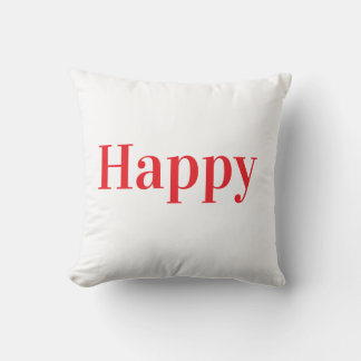 Feliz Cojín decorativo