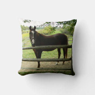 Feliz Cojín decorativo de caballos