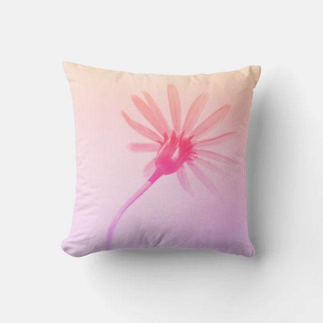Feliz Cojín decorativo de colador de flores de mar (Anverso)