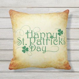 Feliz Cojín decorativo del Día de San Patricio