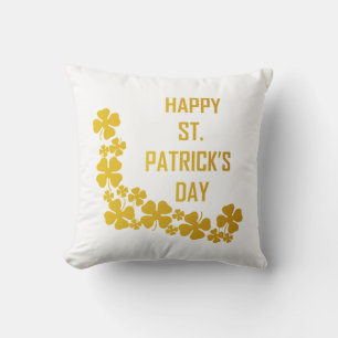 Feliz Cojín decorativo del Día de San Patricio