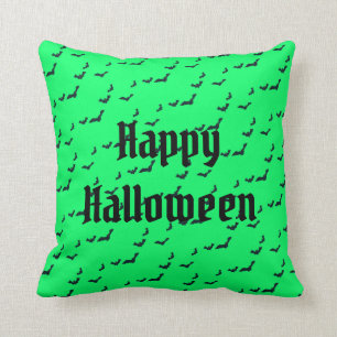 Feliz Cojín decorativo espumoso de Halloween