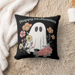 Feliz Cojín decorativo fantasma de Halloween