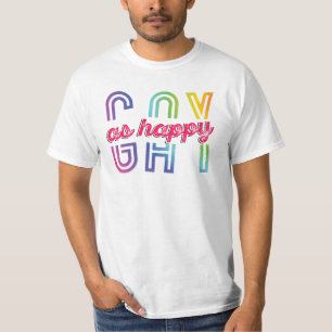 Feliz como Feliz en camiseta de 4 ediciones