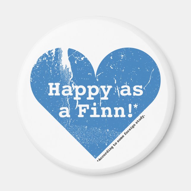 Feliz como imán finlandés (Frente)