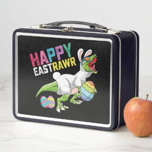 Feliz conejito de Pascua de huevo de dinosaurio T