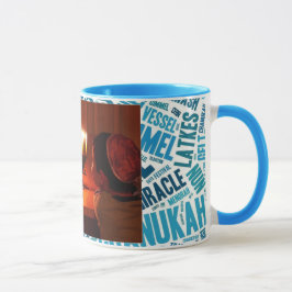 Feliz Copa de café de Personalizado Hanukkah