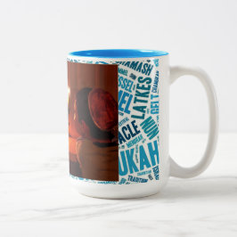 Feliz Copa de café de Personalizado Hanukkah