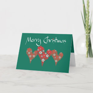 Feliz Corazones de Navidad