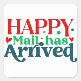 Feliz correo ha llegado a los Pegatinas