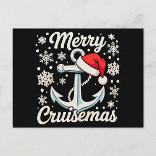 Feliz Crucero de Navidad Ancla Santa Sombrero Navi