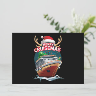 Feliz Crucero de Navidad Barco de Crucero Familia 