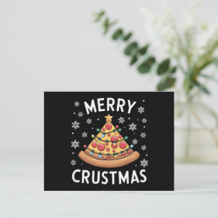Feliz Crustmas Pizza Árbol de Navidad Regalos de N