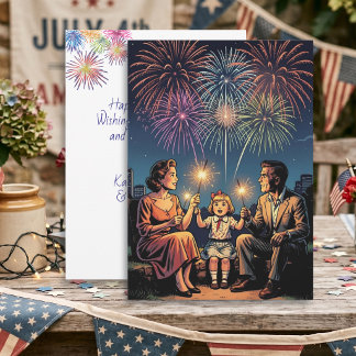 Feliz cuatro de julio con mensaje personalizado Vi