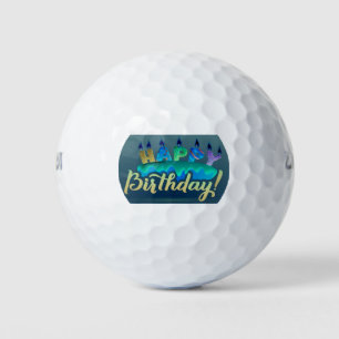 ***FELIZ CUELLO DE CUMPLEAÑOS Y VELAS*** BOLA DE G