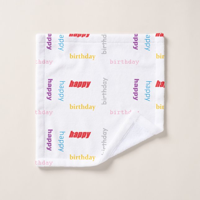 Feliz cumpleaños (Toallita)