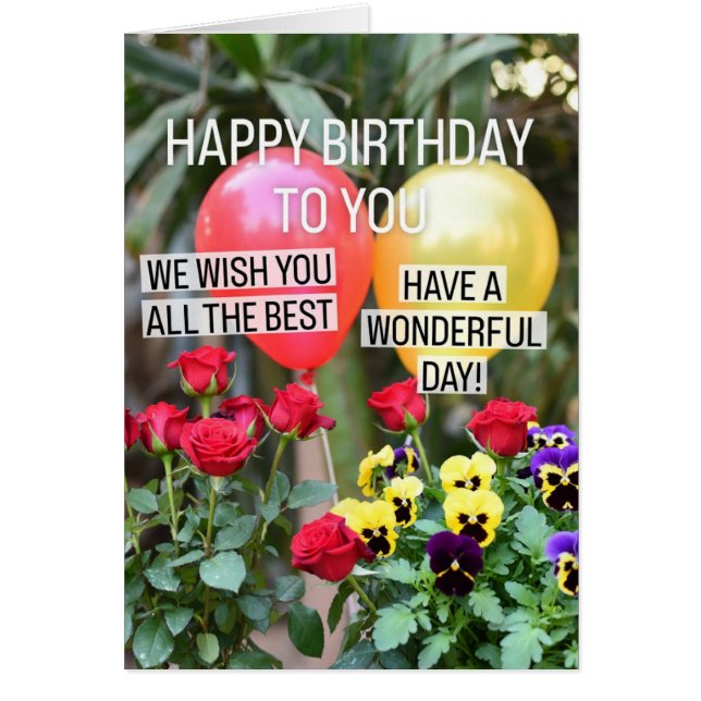 Feliz Cumpleaños (Frente)