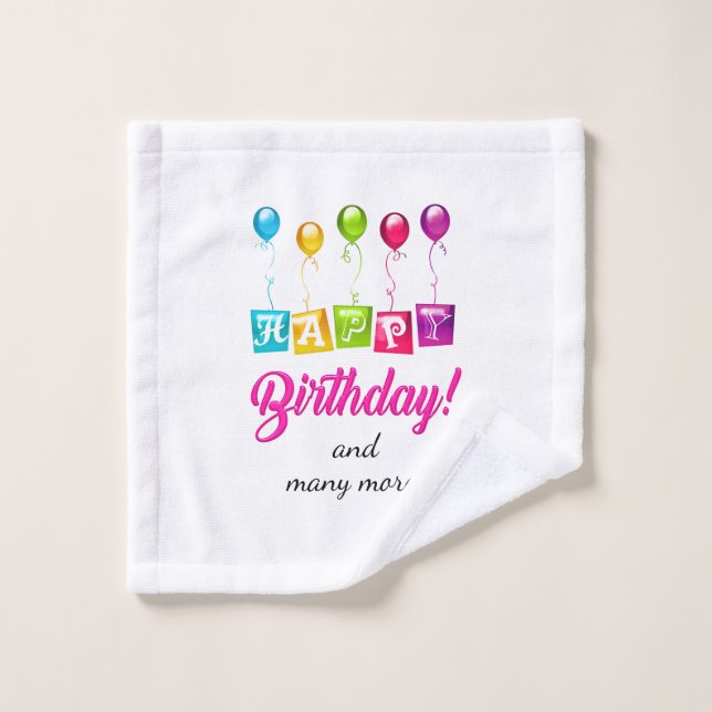 Feliz cumpleaños (Toallita)