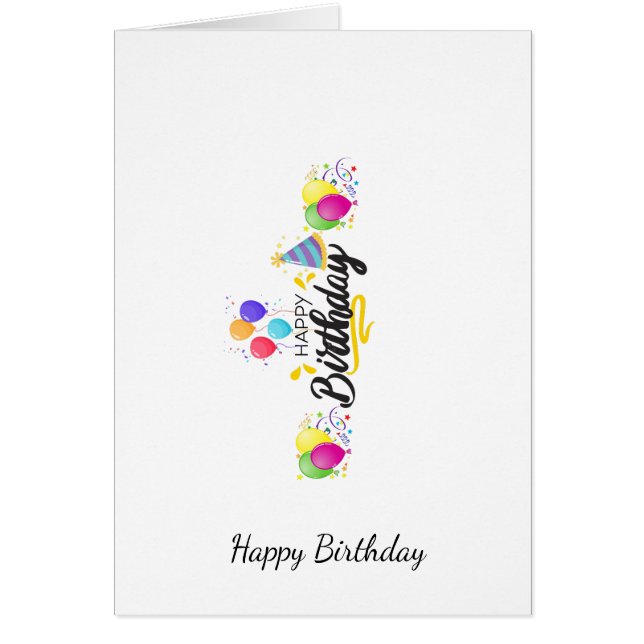 FELIZ CUMPLEAÑOS (Frente)