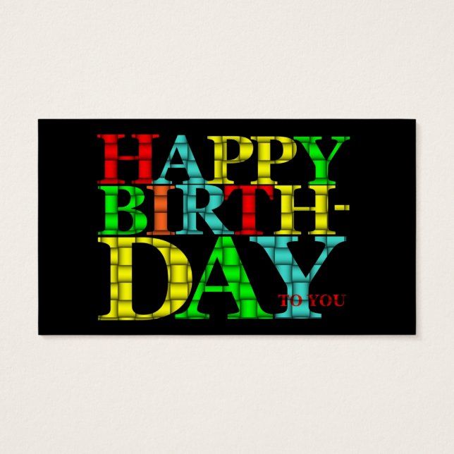 Feliz cumpleaños (Atrás)