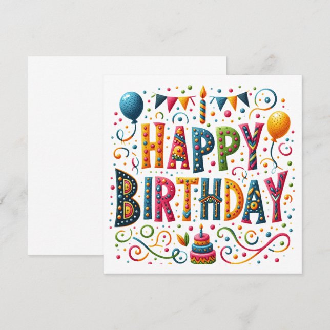 Feliz cumpleaños (Anverso / Reverso)