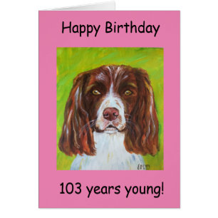 Feliz cumpleaños 103 años joven