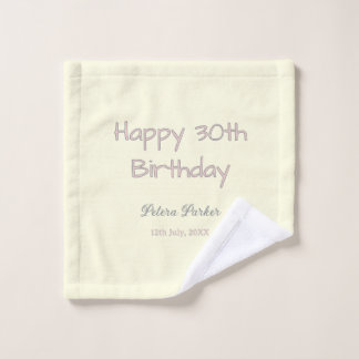 feliz cumpleaños 30 rosa amarillo gris nombre en p