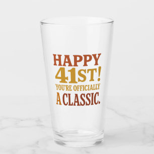 Feliz cumpleaños 41 años Regalo divertido de crist