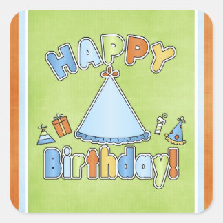 Feliz cumpleaños 4 Pegatinas