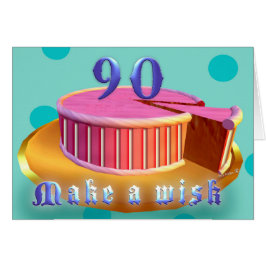 Feliz cumpleaños 90 Estaciones de pasteles rosados