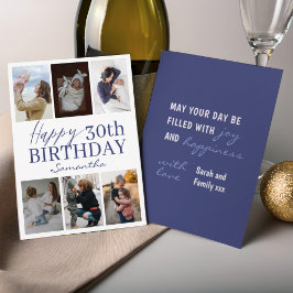 Feliz Cumpleaños a Cualquier Edad Collage de 6 Fot