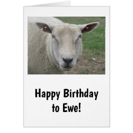 Feliz cumpleaños a Ewe Card