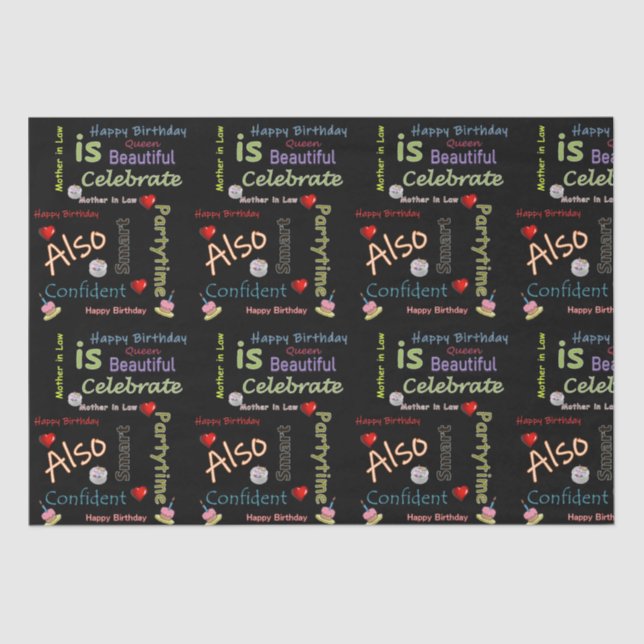 Feliz cumpleaños a la madre del papel en la ley (Anverso)