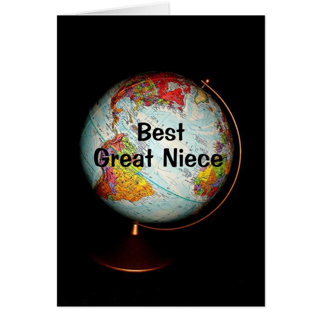 ¡Feliz Cumpleaños A La Mejor Gran Niña En La Tierr (Frente)