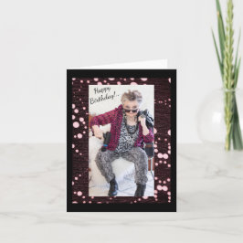 Feliz cumpleaños a la tarjeta de felicitación para