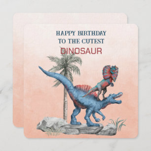 Feliz Cumpleaños A Los Más Cuidadosos DINOSAUR