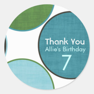 Feliz cumpleaños a los Pegatinas del Personalizabl